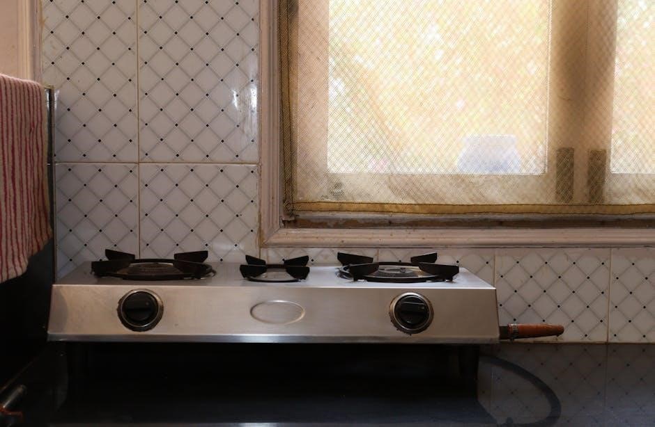 kenmore gas stove instruction manual